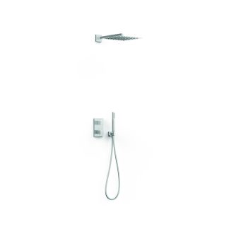 Kit de grifo termostático empotrado de 2 vías Therm-box para ducha serie Cuadro, ref. 00635004