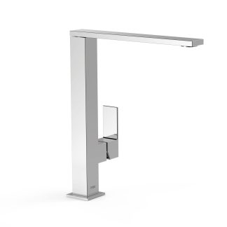 Grifo monomando alto con maneta lateral para lavabo serie Cuadro, ref. 00648501