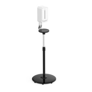Soporte de suelo con estante y dosificador electrónico de gel, 1 L