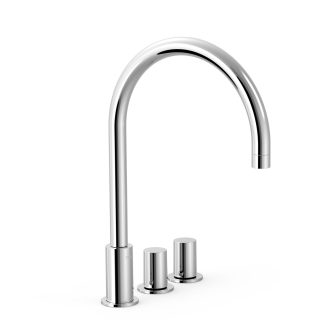 Grifo bimando de repisa para lavabo serie Study