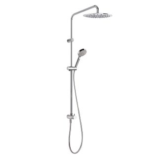 Conjunto de barra de ducha sin grifo con toma de agua y rociador, ref. 06163505