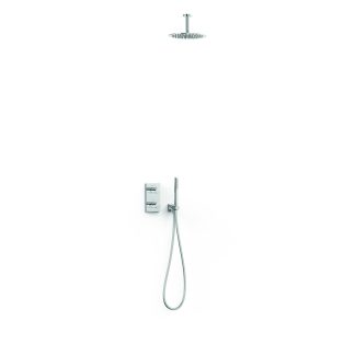 Kit de grifo termostático empotrado de 2 vías Therm-box para ducha serie Max, ref. 06235003