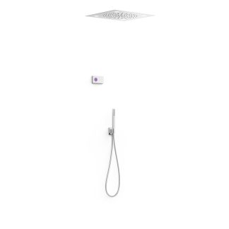 Kit de grifo termostático electrónico empotrado Shower technology con Cromoterapia para, ref. 09286562