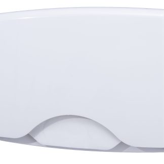 Dispensador de papel cubreasientos para WC de ABS blanco