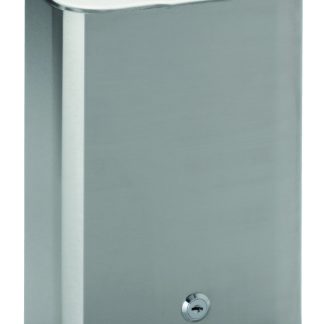 Contenedor de compresas de acero inoxidable de 5 litros con tapa y cerradura