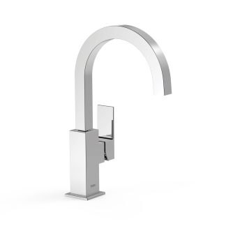 Grifo monomando alto con maneta lateral para lavabo serie Cuadro, ref. 106606