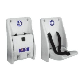 Silla cambiador mural para bebés de HDPE blanco