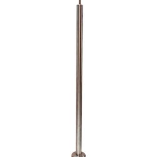 Pata individual para lavamanos colectivo de acero inoxidable satinado