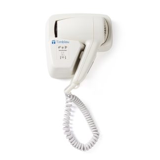Secapelos de pistola de ABS blanco de 1200 W y 2 velocidades