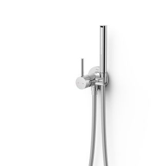 Grifo monomando empotrado con ducha para inodoro serie Study, ref. 134122