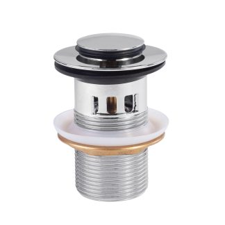 Válvula de desagüe Click-clack para lavabo con rebosadero, ref. 134215025