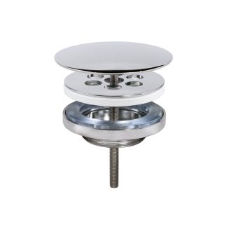 Válvula de desagüe siempre abierto para lavabo sin rebosadero, ref. 134215028