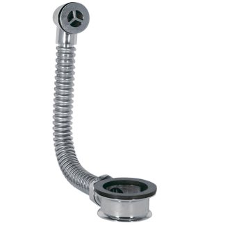 Adaptador para lavamanos de cristal o acero inoxidable que no poseen rebosadero