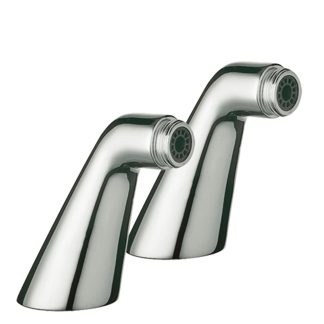 Tomas de agua acodadas de instalación a borde bañera para grifo de bañera, ref. 134871
