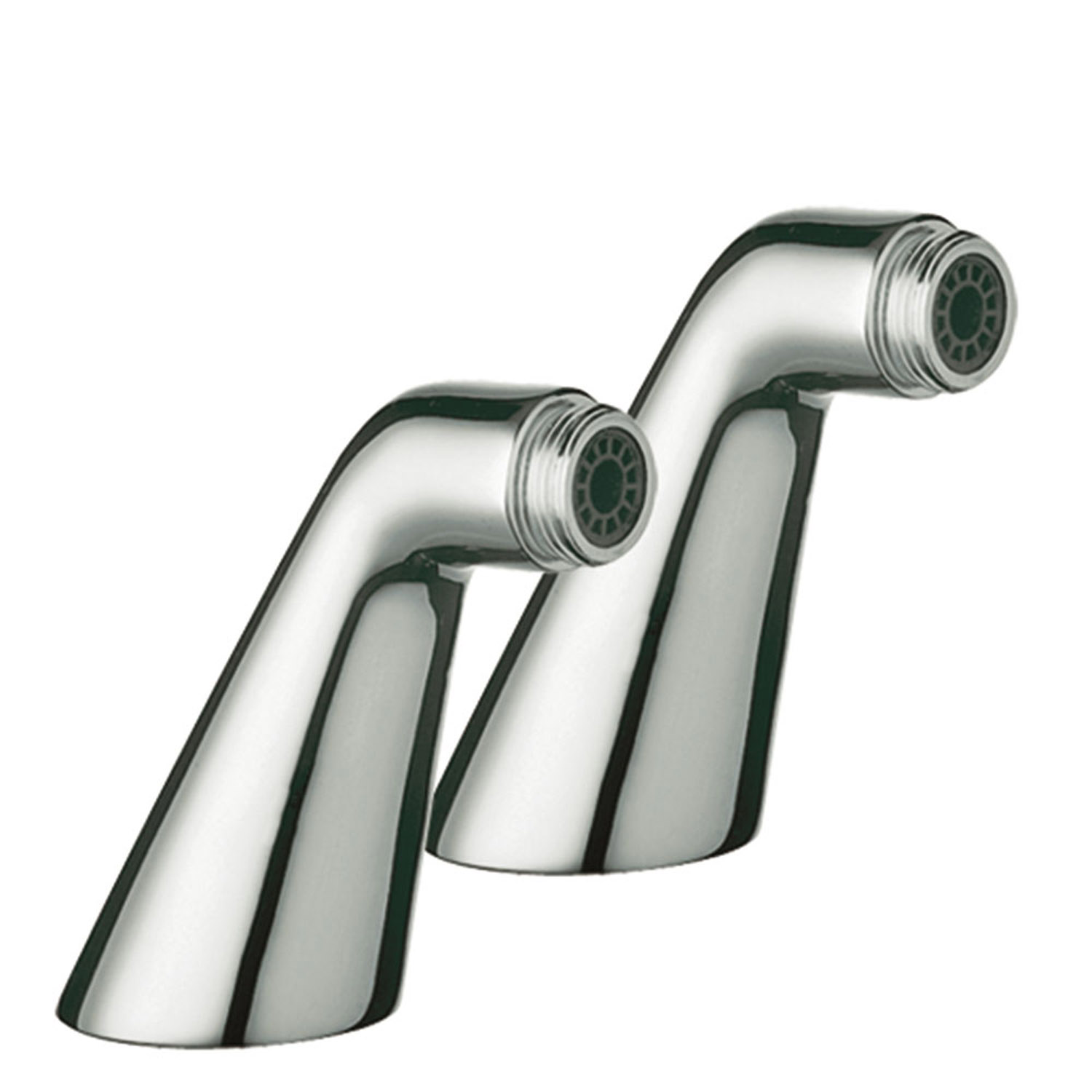Tomas de agua acodadas de instalación a borde bañera para grifo de bañera, ref. 134871