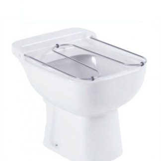 Vertedero de cerámica blanca de 410 × 505 × 435 mm