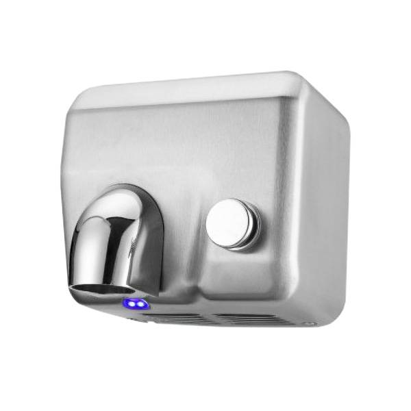 Secamanos automático de acero inoxidable con pulsador de 2500 W y 220 V