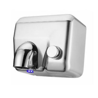Secamanos automático de acero inoxidable con pulsador de 2500 W y 220 V
