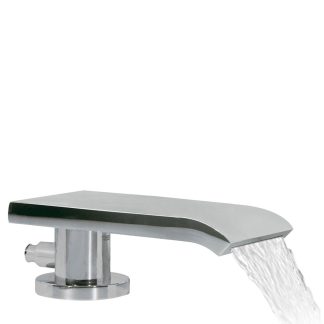 Caño fijo para borde bañera con salida en cascada, ref. 16216150