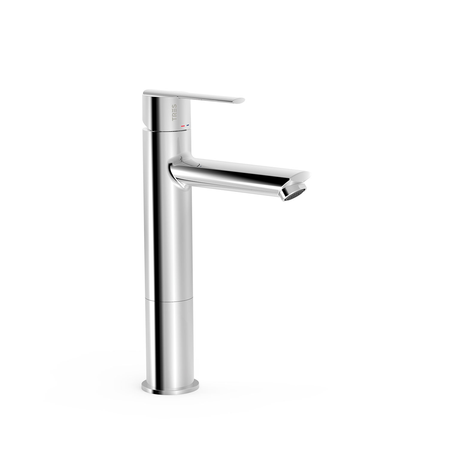 Grifo monomando alto para lavabo serie Lex