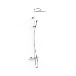 Conjunto de grifo termostático mural Over-wall de 3 vías para bañera y ducha, ref. 19031205