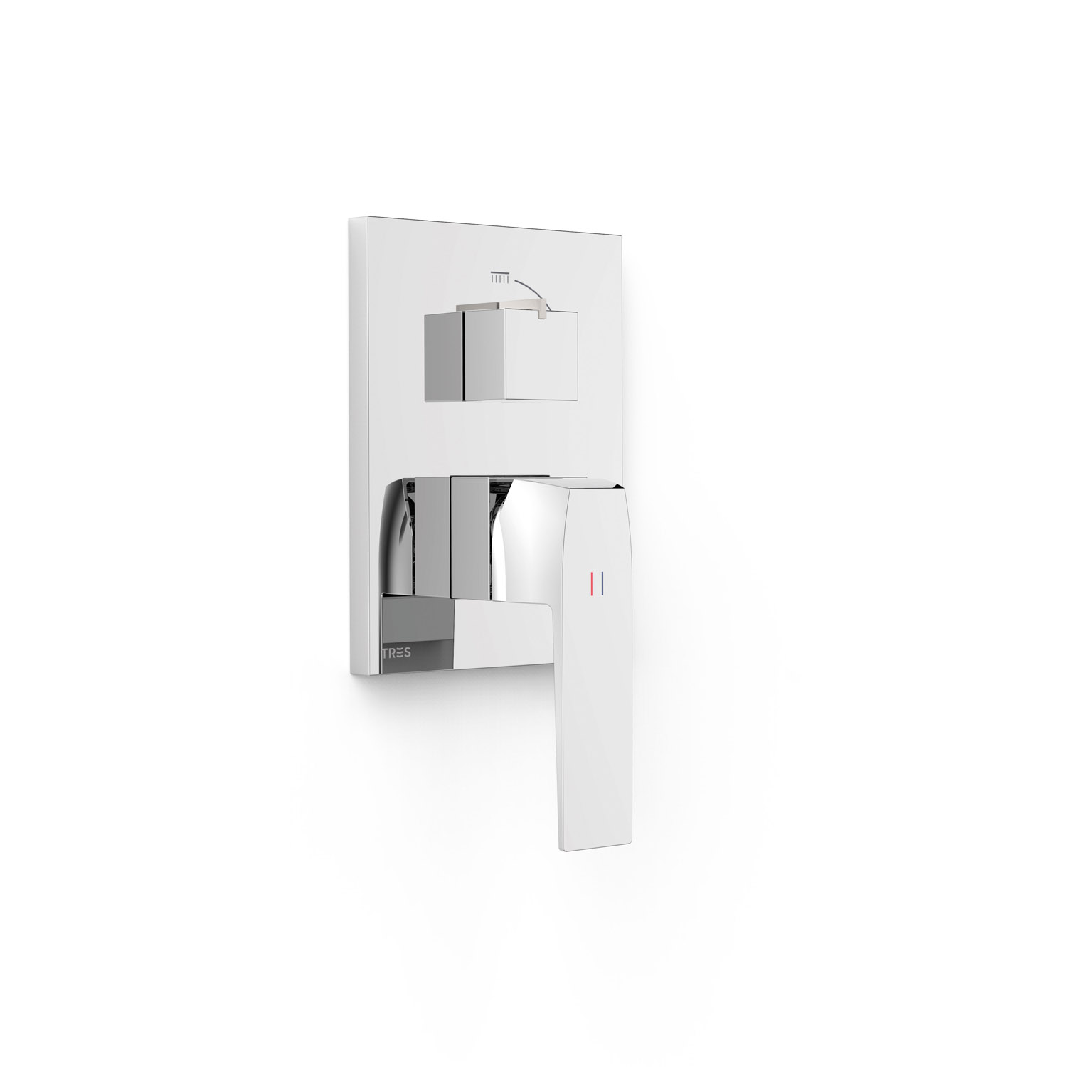 Pieza vista para caja empotrada de 2 vías Rapid-box serie Slim