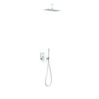 Kit de grifo monomando empotrado de 2 vías Rapid-box para ducha serie Slim, ref. 20238003