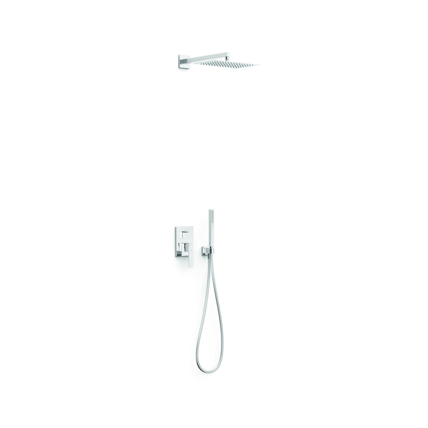 Kit de grifo monomando empotrado de 2 vías Rapid-box para ducha serie Slim, ref. 20238004