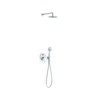 Kit de grifo monomando empotrado de 2 vías Rapid-box para ducha serie Flat, ref. 20438004