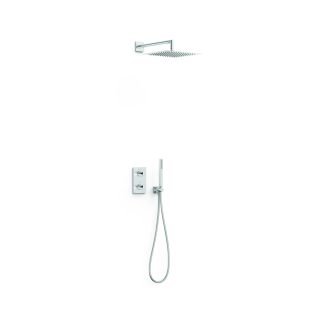 Kit de grifo termostático empotrado de 2 vías Therm-box para ducha serie Project, ref. 21135004