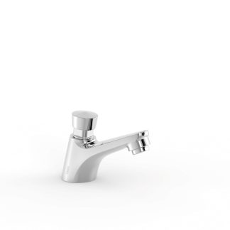 Grifo temporizado de lavabo económico, 1 agua