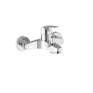 Grifo monomando mural para bañera y ducha serie Base Plus, ref. 21627010
