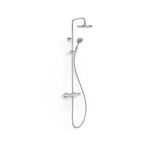 Conjunto de grifo termostático mural de 2 vías para ducha serie Base Plus, ref. 21639301