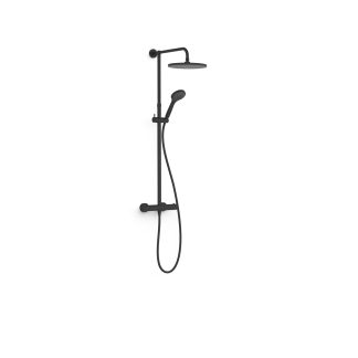 Conjunto de grifo termostático mural de 2 vías para ducha serie Base Plus, ref. 21639302NM