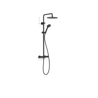 Conjunto de grifo termostático mural de 2 vías para ducha serie Base Plus, ref. 21639502NM