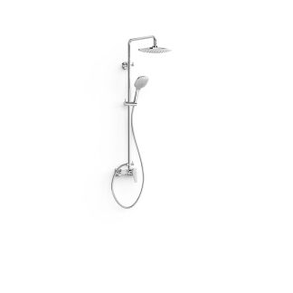 Conjunto de grifo monomando mural de 2 vías para ducha serie Canigó, ref. 21731221