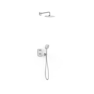 Kit de grifo termostático empotrado de 2 vías Therm-box para ducha serie Canigó, ref. 21735004