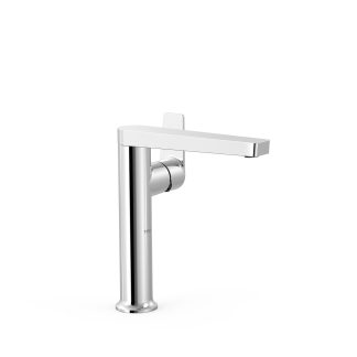 Grifo monomando alto con maneta lateral para lavabo serie Project