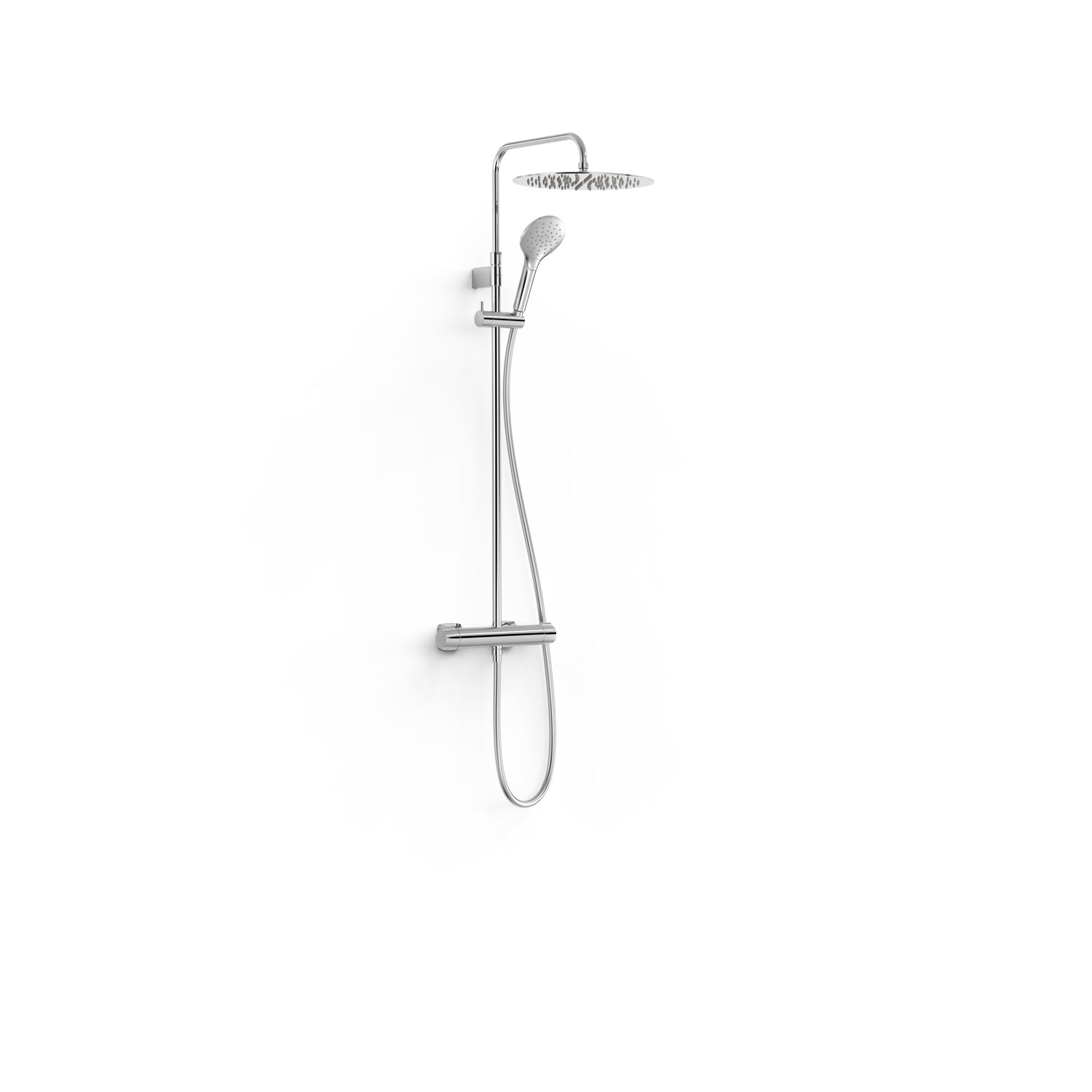 Conjunto de grifo mural Duo-confort de 2 vías para ducha serie Loft