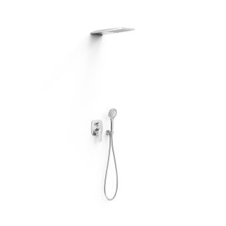 Kit de grifo monomando empotrado de 2 vías Rapid-box para ducha serie Loft, ref. 22238005