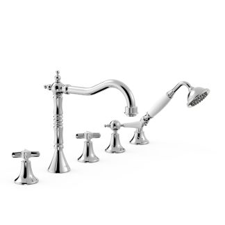 Grifo bimando para borde de bañera serie Clasic