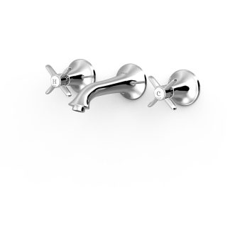 Grifo bimando empotrado para lavabo serie Clasic, ref. 24215102