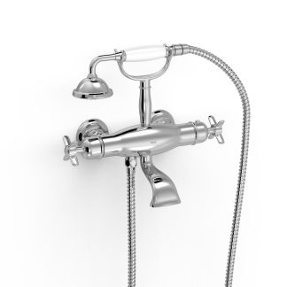 Grifo termostático mural para bañera y ducha serie Clasic, ref. 24217609