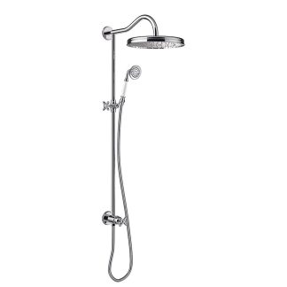 Conjunto de barra de ducha sin grifo con toma de agua a pared y rociador serie Clasic
