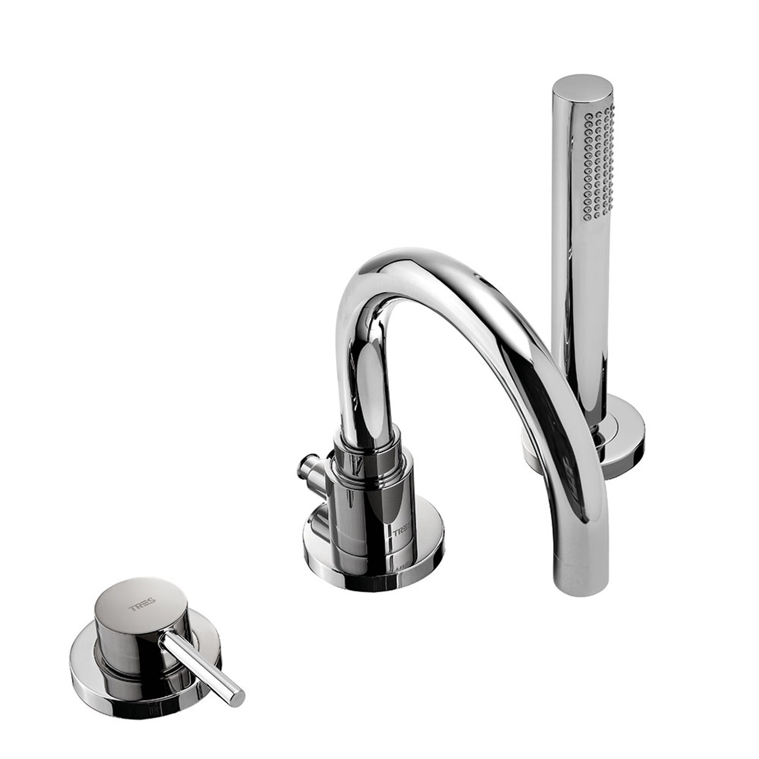 Grifo monomando para borde de bañera serie Max, ref. 26215001