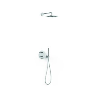 Kit de grifo termostático empotrado de 2 vías Therm-box para ducha serie Study, ref. 26235004