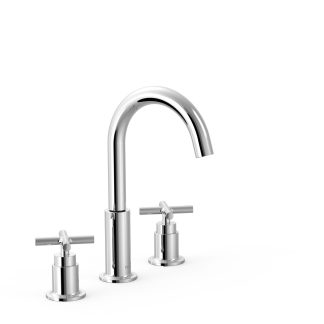 Grifo bimando de repisa para lavabo serie Mont Blanc