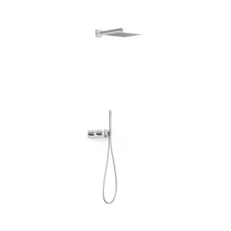 Kit de grifo termostático empotrado de 2 vías B-system para ducha serie Cuadro, ref. 30725204