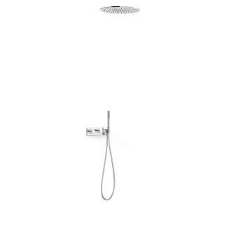 Kit de grifo termostático empotrado de 2 vías B-system para ducha serie Study, ref. 30735206