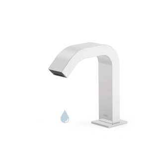 Grifo electrónico de 1 agua para lavabo con sensor de infrarrojos, cromado